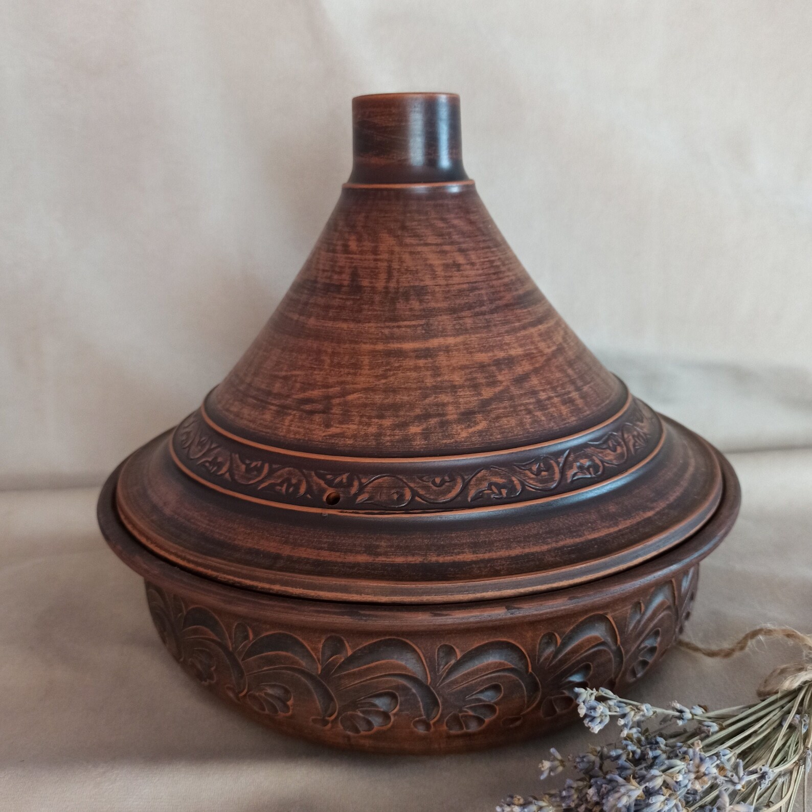 Tagine Clay Tagine Baking Pot Cooking Tagine Clay Cooking Etsy