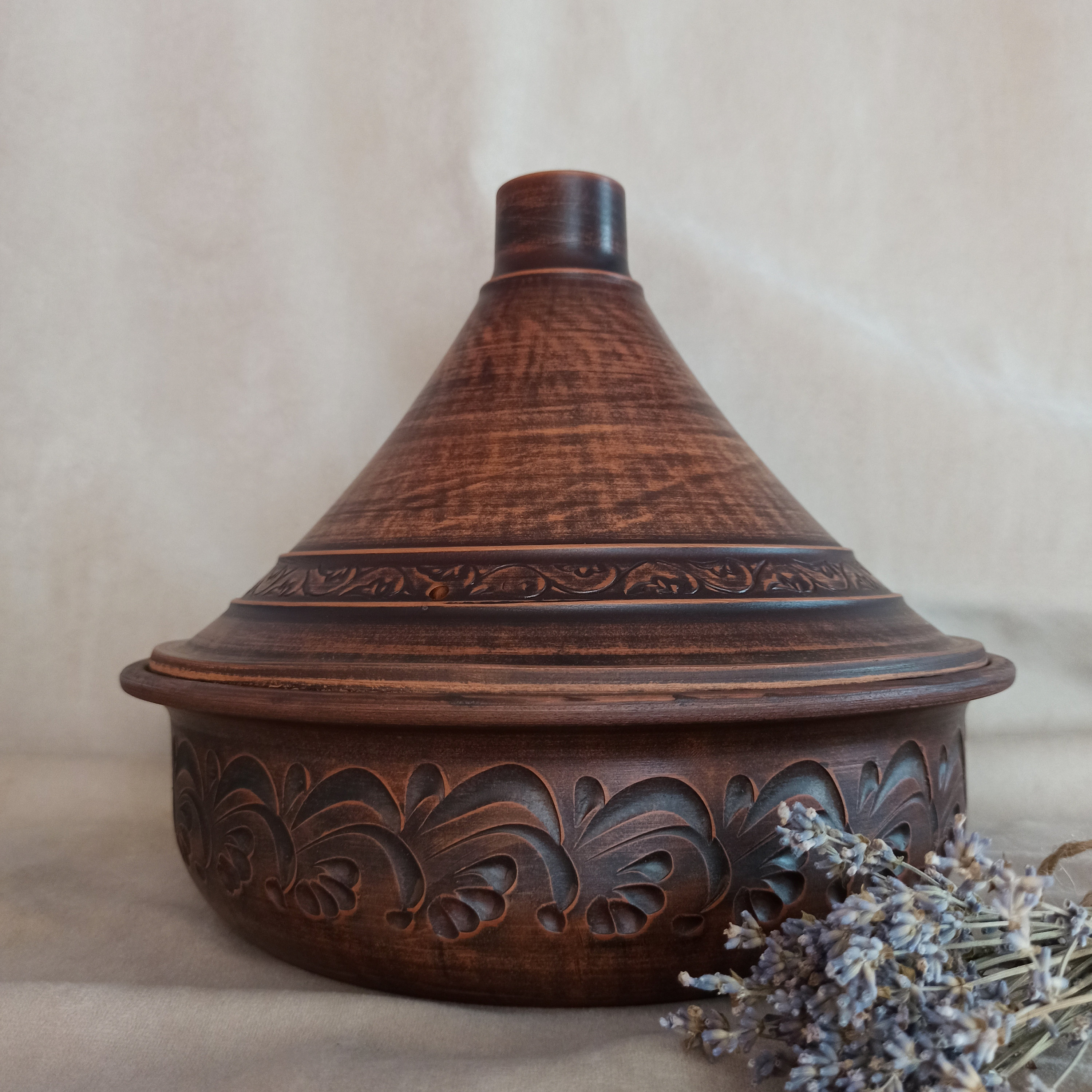 Tagine Clay Tagine Baking Pot Cooking Tagine Clay Cooking Etsy