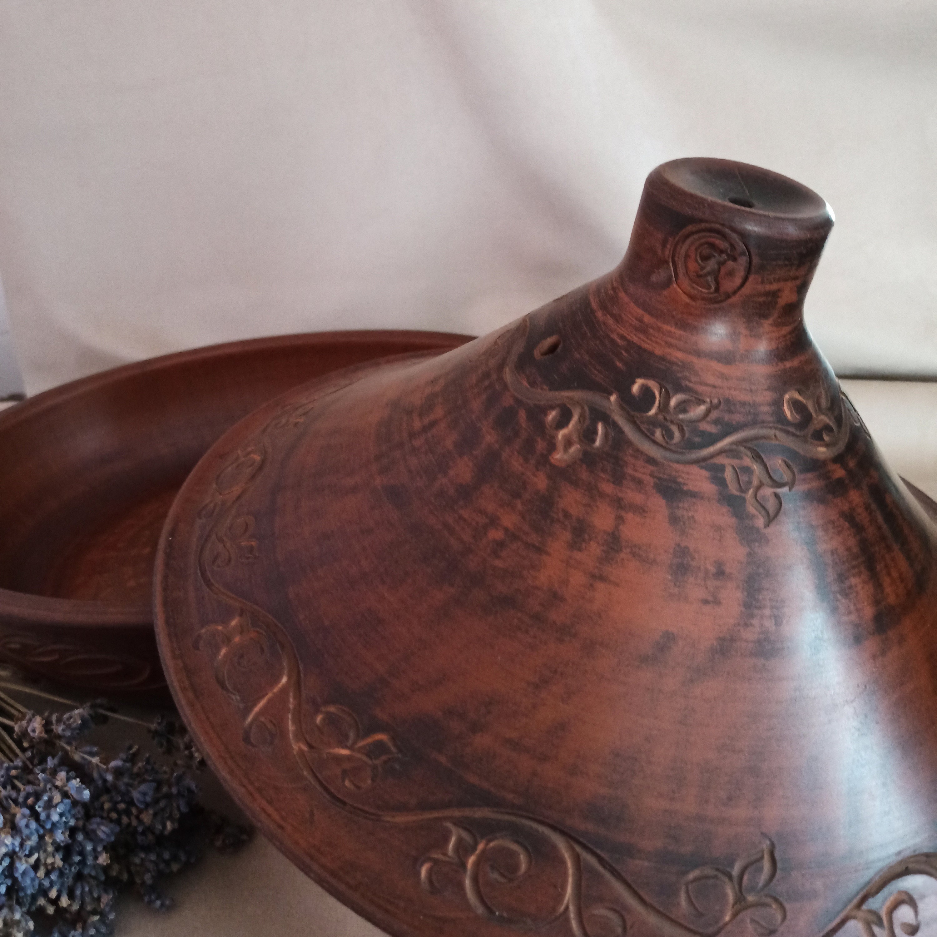 Tagine Clay Tagine Baking Pot Cooking Tagine Clay Cooking Etsy
