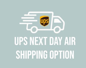 UPS Shipping Upgrade Add-on Options (UPS Next Day Air Option)