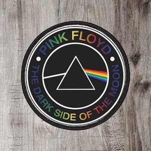 Pink Floyd Dark Side of the Moon Iron-On Patches