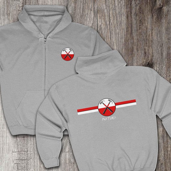 Pink Floyd 'the Wall' Hammers Zip-up Hoodie: Unisex Graphic