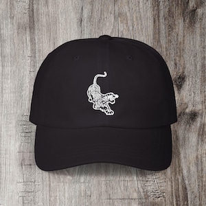 Embroidered Jerry Garcia Tiger Classic Dad Cap