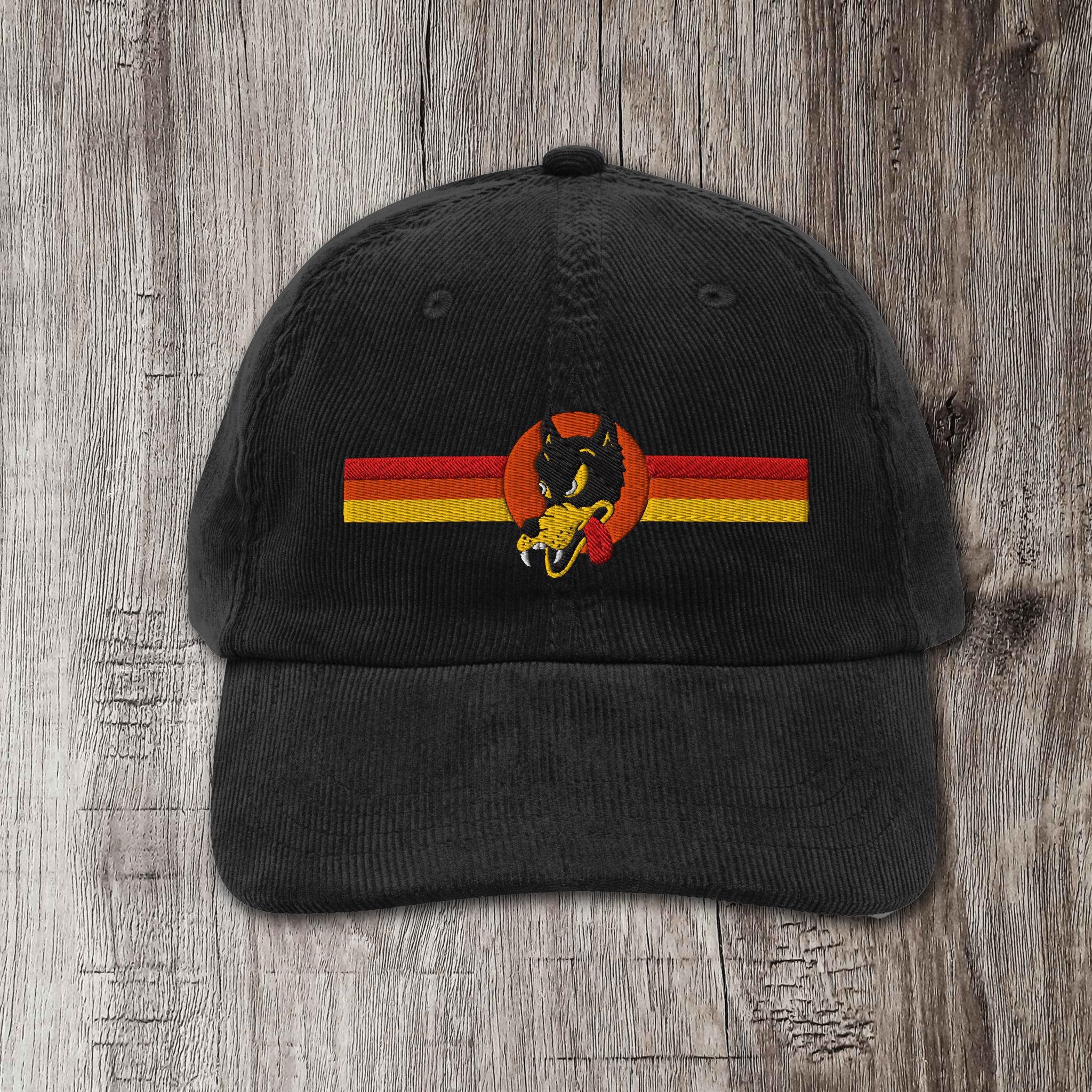 Jerry Garcia Wolf Embroidered Vintage corduroy cap