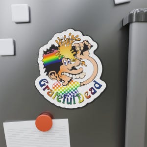 Wycinane magnesy Grateful Dead Ice Cream Kid dostępne w 5 rozmiarach