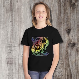 Grateful Dead Młodzieżowa koszulka średniej wagi Jednostronna Rozmiary XS-XL