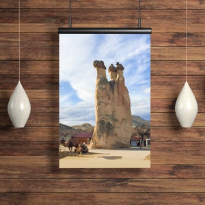 Camel rock afdrukbare kunst aan de muur, kleur digitale foto kunst, Instant Download