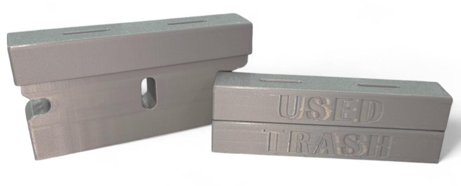 Used Razorblade Used Razor Blade Disposal Box | 3D Printed Safety Container | 3 Lid ...