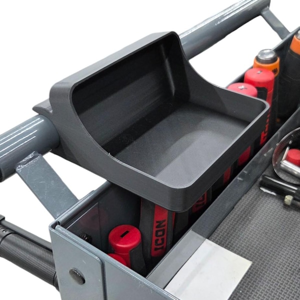 Clip on Tray For Mechanic Tool Cart Handle