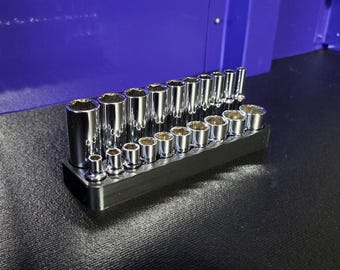 Socket Holder For Quinn 1/4" Metric Sets | Shallow & Deep Set Tray