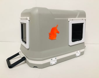 Heated Feral Cat House For Sale | Unicorn Shelters | Best Stray Cat House | Outdoor Cat Shelter | Fully Insulated with Heated or Unheated
