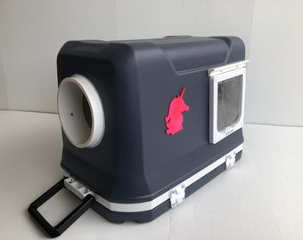 Best Quality Heated Outdoor Stray Cat Shelter | Fully Insulated Feral Cat House | Cat Cabin | Cooler Cat Shelter with Heated or Unheated
