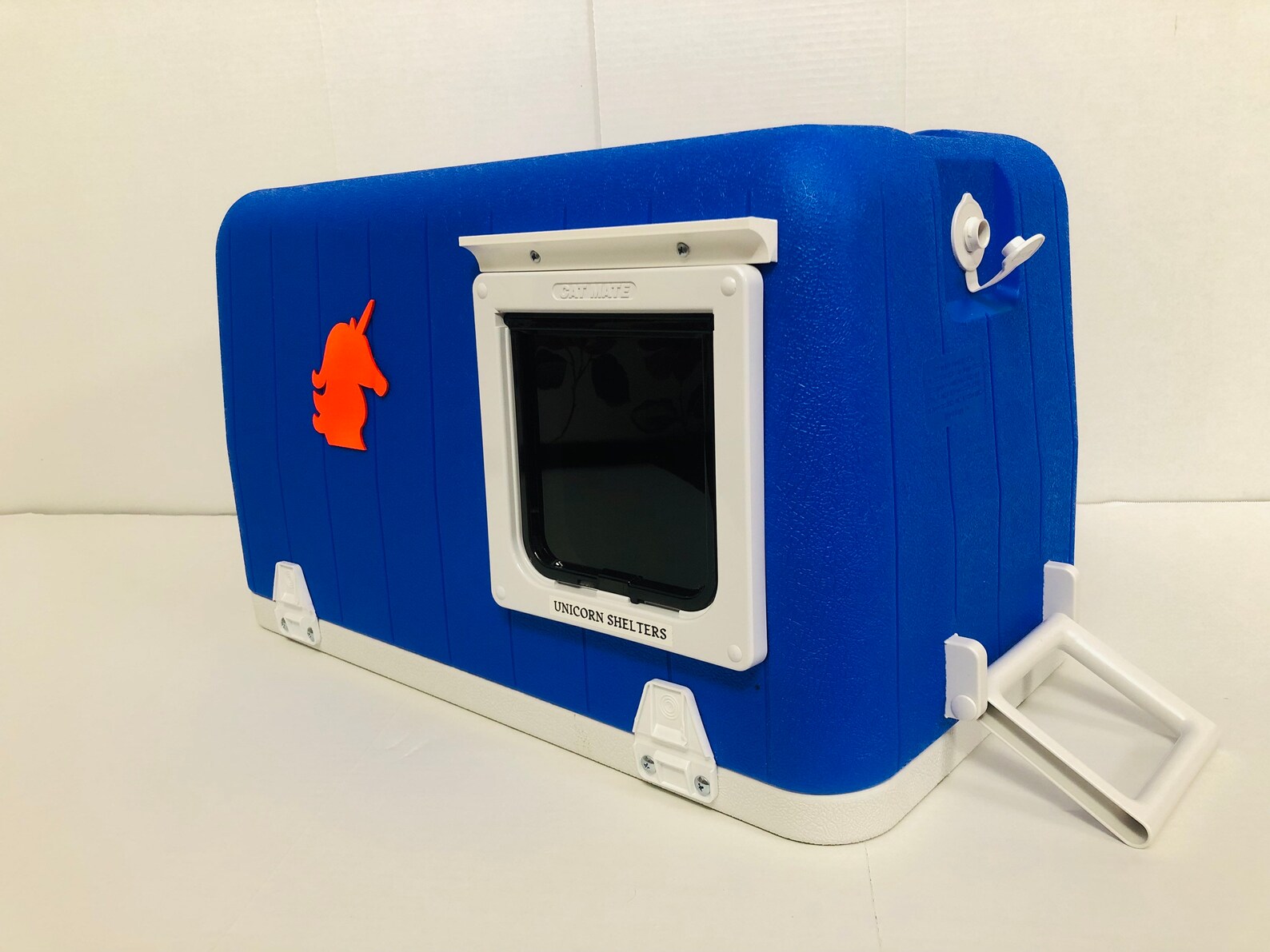 Outdoor Heated Cat House Unicorn Shelters Insulated Feral Cat Shelter