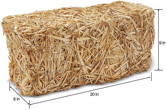 Straw for Feral Cat Houses Organic STRAW BALE Unicorn Shelters