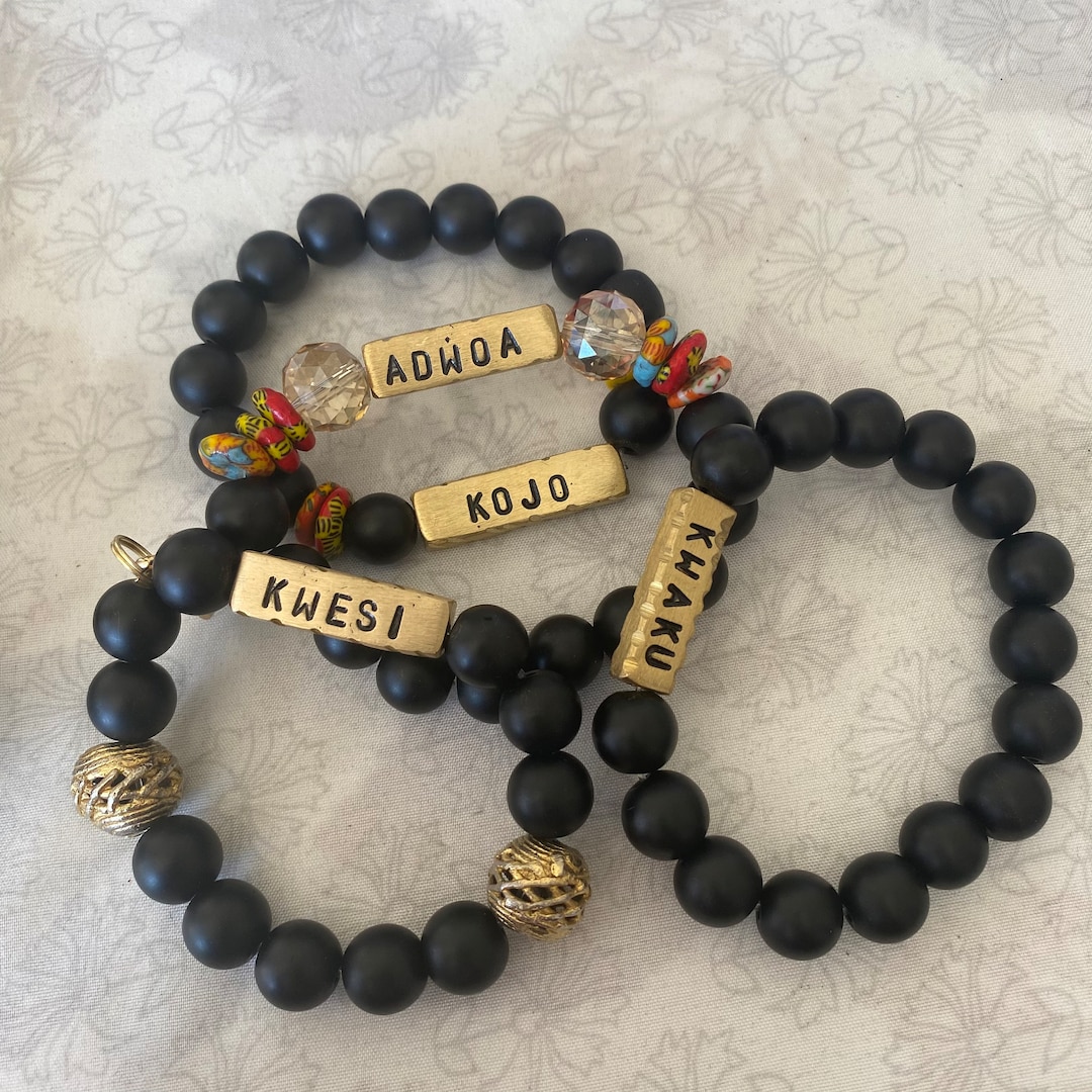 Authentic Ghana African Beads Bracelets, Africa Ghana Beads Bracelets