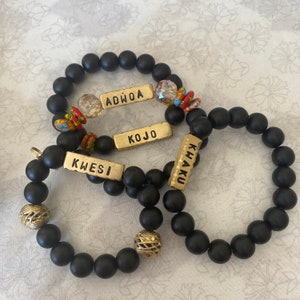 Authentic Ghana African Beads Bracelets, Africa Ghana beads Bracelets, Unisex beads Bracelets, Made in Ghana beads, For both Men and Women.
