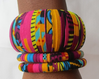 African Print Bangles
