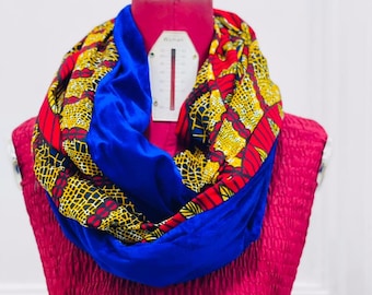 African Print Infinity Scarf