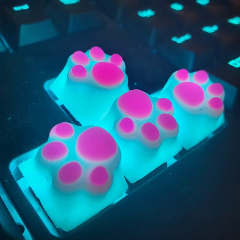Cat Paw Keycaps Set of 4 Etsy Canada