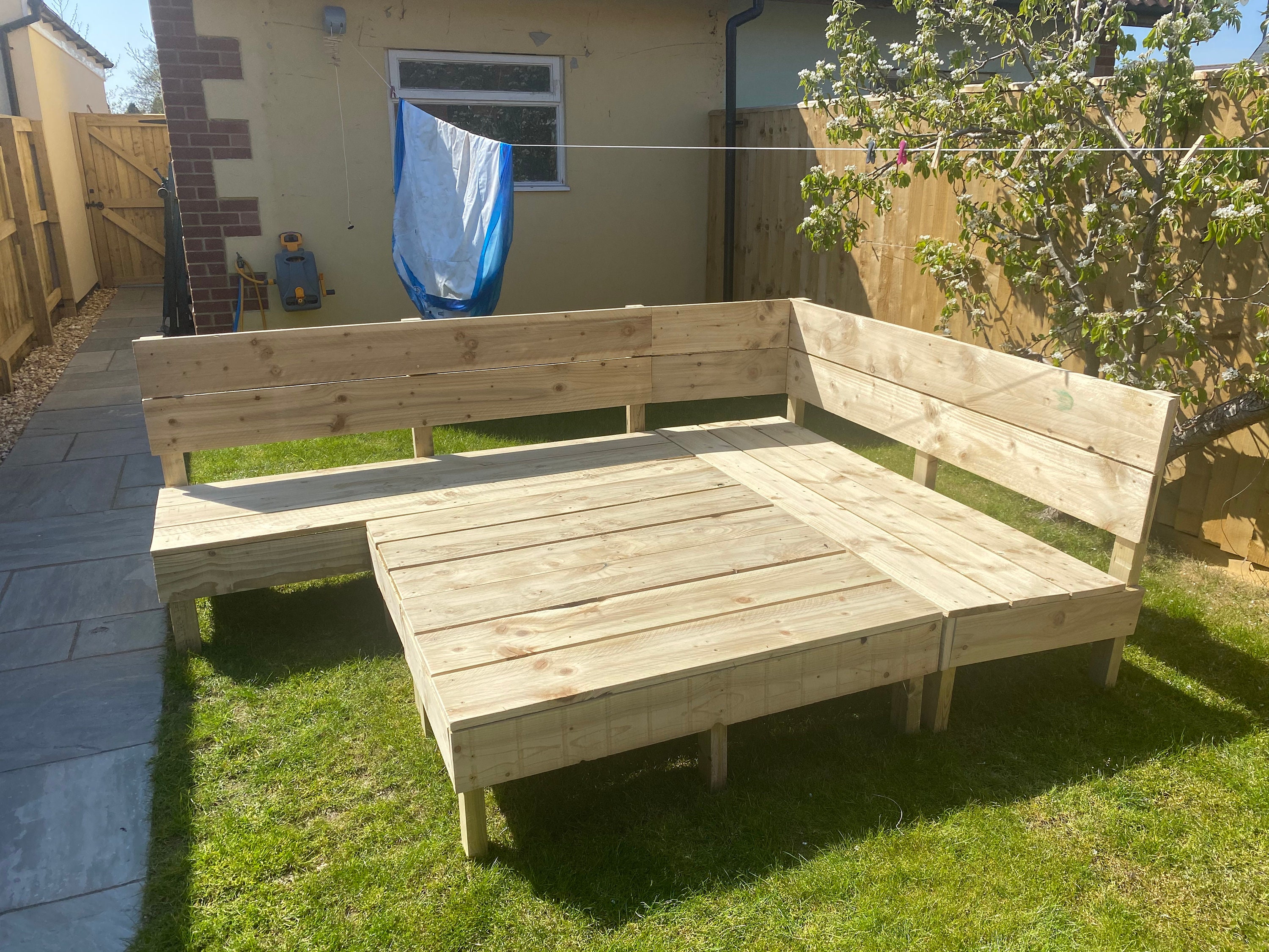 Garden sofa bench | Etsy