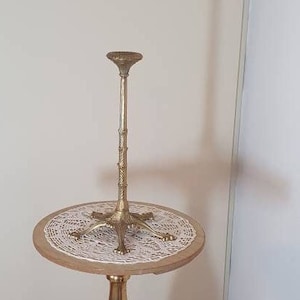 Fransk kopparljusstake med fem ben
