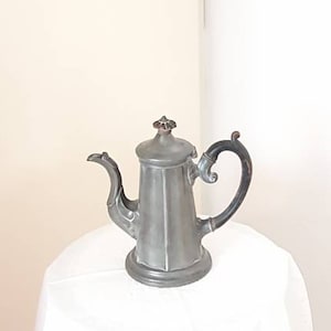 Shaw & Fisher, Sheffield tinnen koffie pot