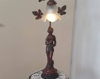 Antique French table lamp