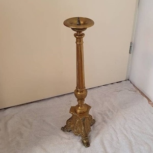 Antique Gilt Bronze church candlestick