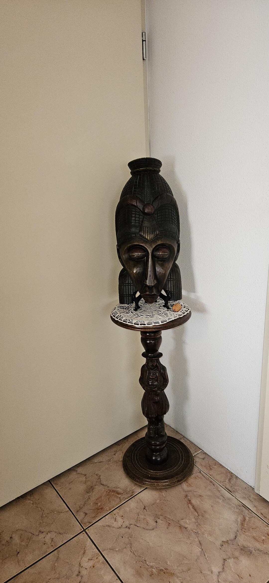 Colossal African Hand-carved Wooden Mask - Etsy