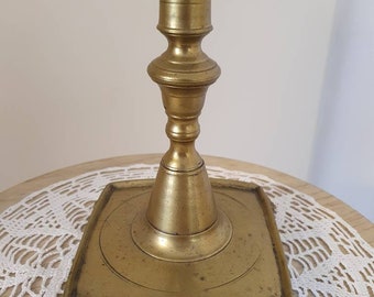 16th/17th Century Spanish Bronze Candlestick