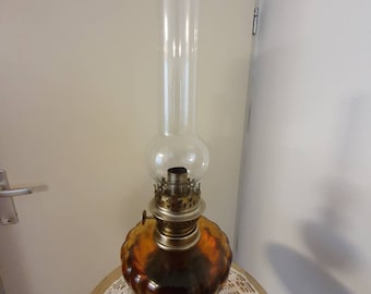 Antique oil lamp