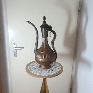 Antique Colossal Ottoman Copper Jug