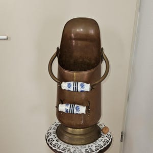 Dutch coal bucket or umbrella stand