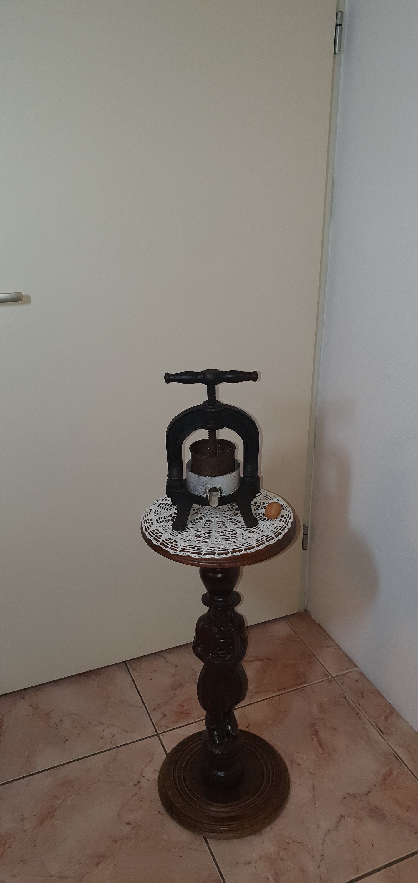 Antique Iron Fruit Press