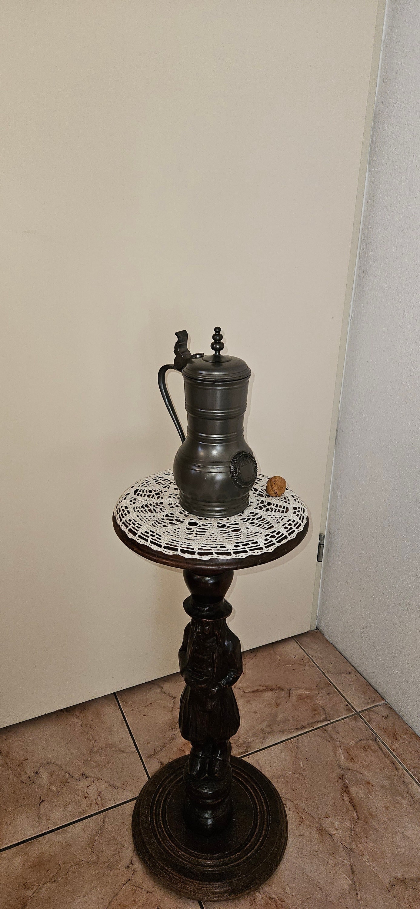 水差し 骨董品 1772年製のピューター製水差しのレプリカ - Etsy 日本