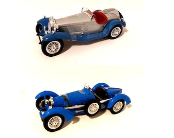 Alfa Romeo (1932) and Bugatti (1934) 1:18 Diecast Scale Models | Bburago