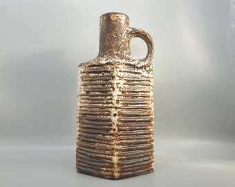A West German Brutalist Form Ceramic Jar By Carsten, Tönnieshof. 1970s.