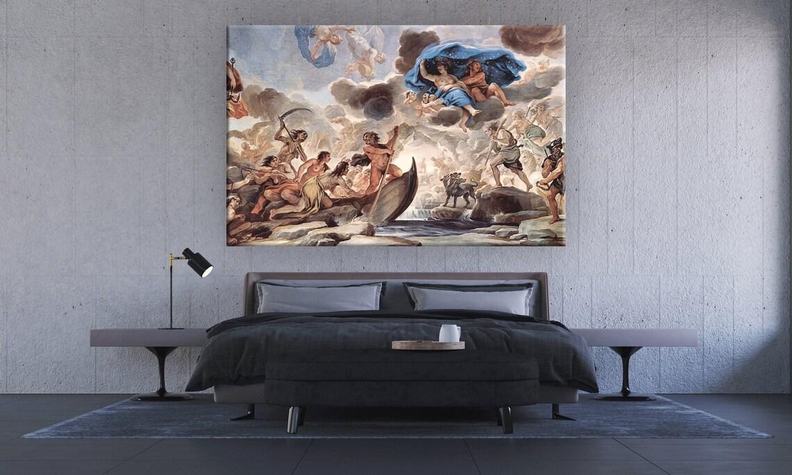 Greek Mythology Canvas Wall Art Greek Mythology Print Greek Etsy
