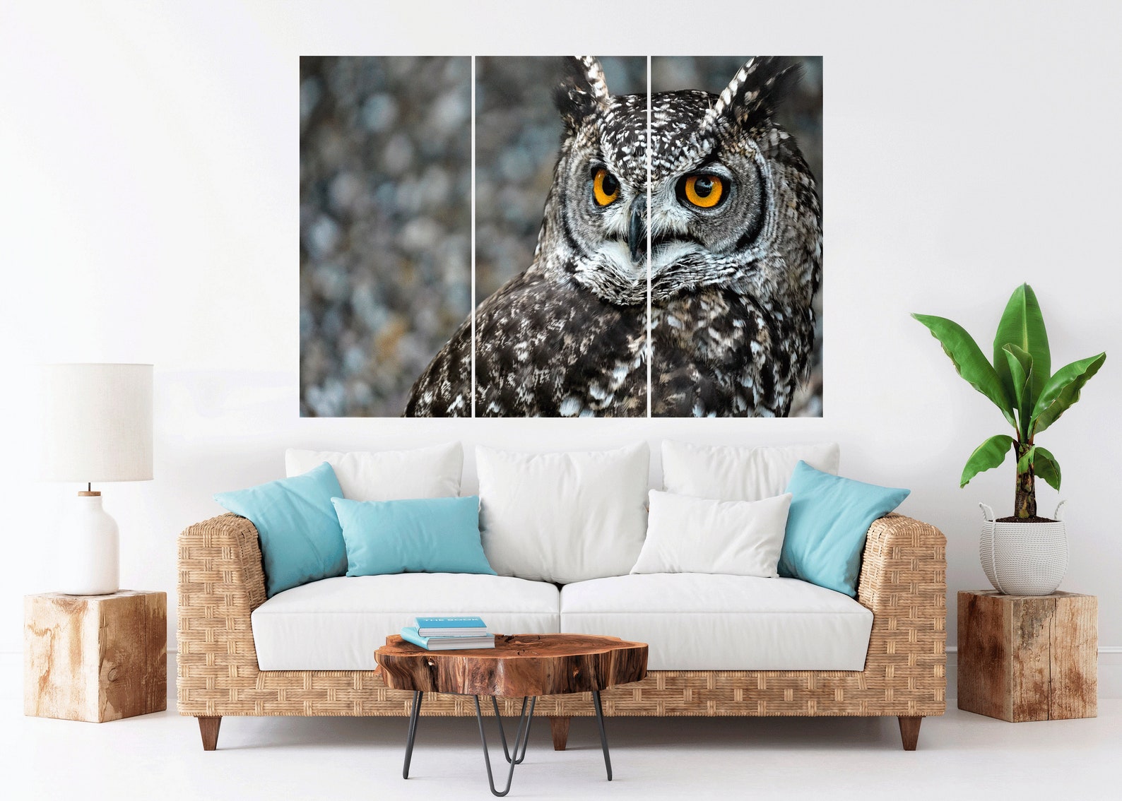 Owl Canvas Owl Wall Art Owl Canvas Art Owl Canvas print Owl | Etsy