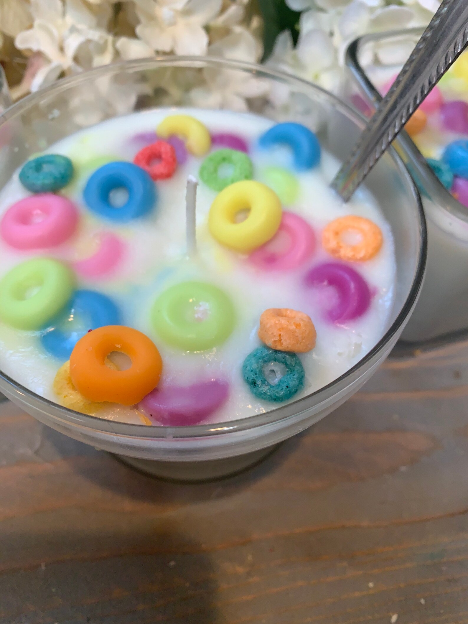 Fun fruit loop inspired cereal bowl candle Etsy