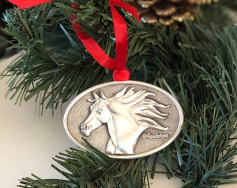 Majestic horse ornament
