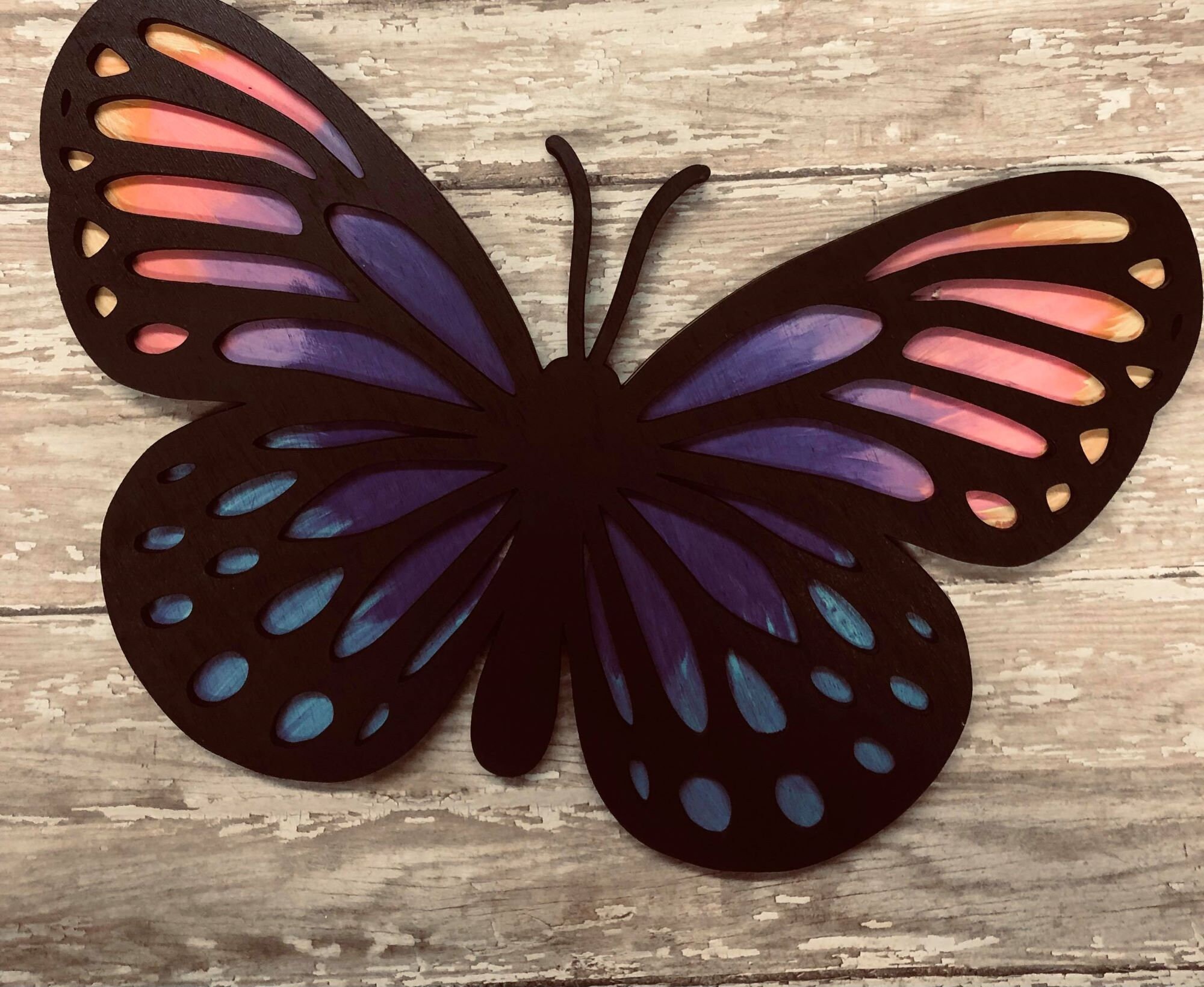 Butterfly laser cut file digital file file Etsy