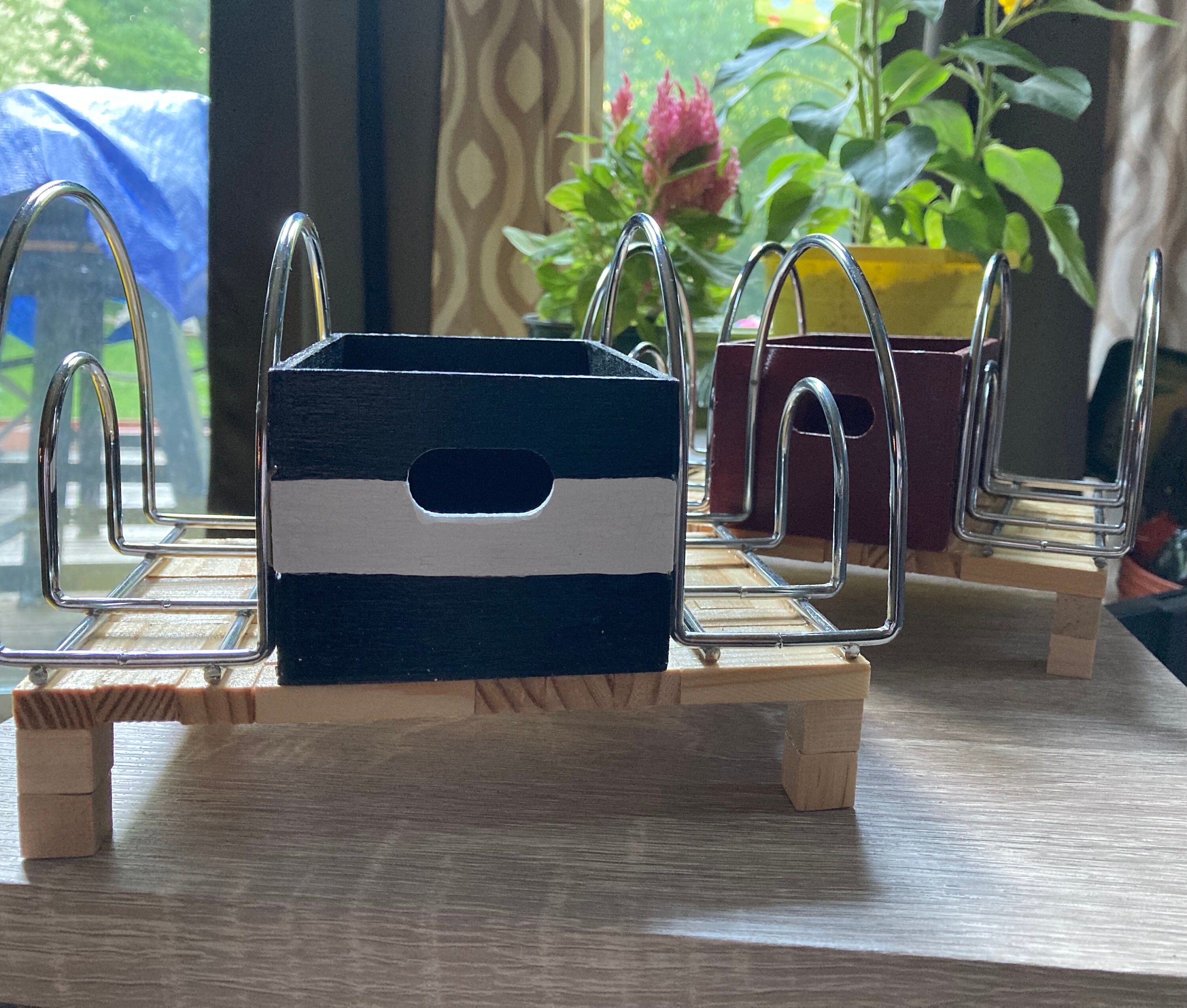 Utensil paper plate and napkin holder Etsy