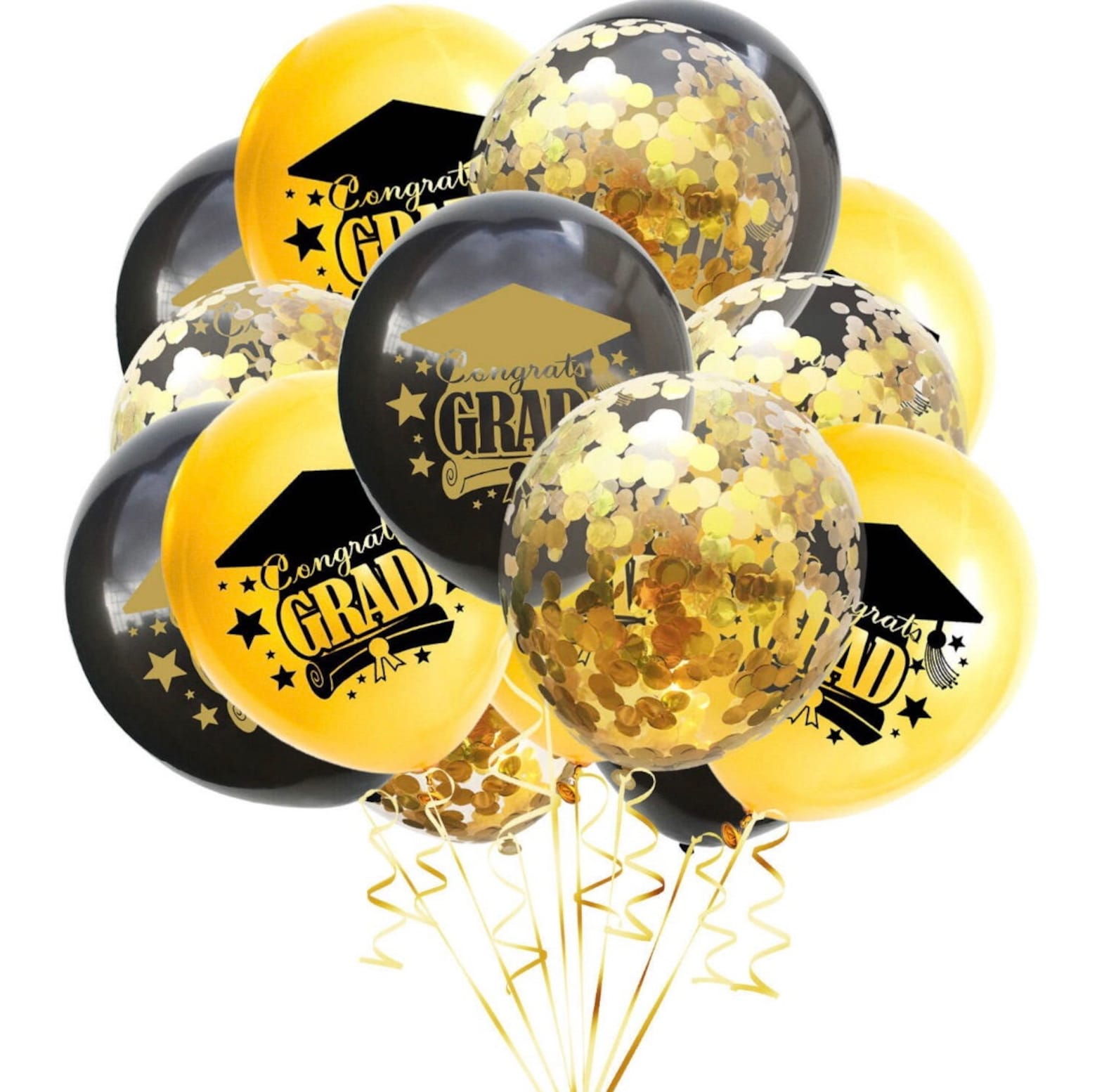 15 Pcs 12 Graduation Balloons Party Decoration UK Etsy UK