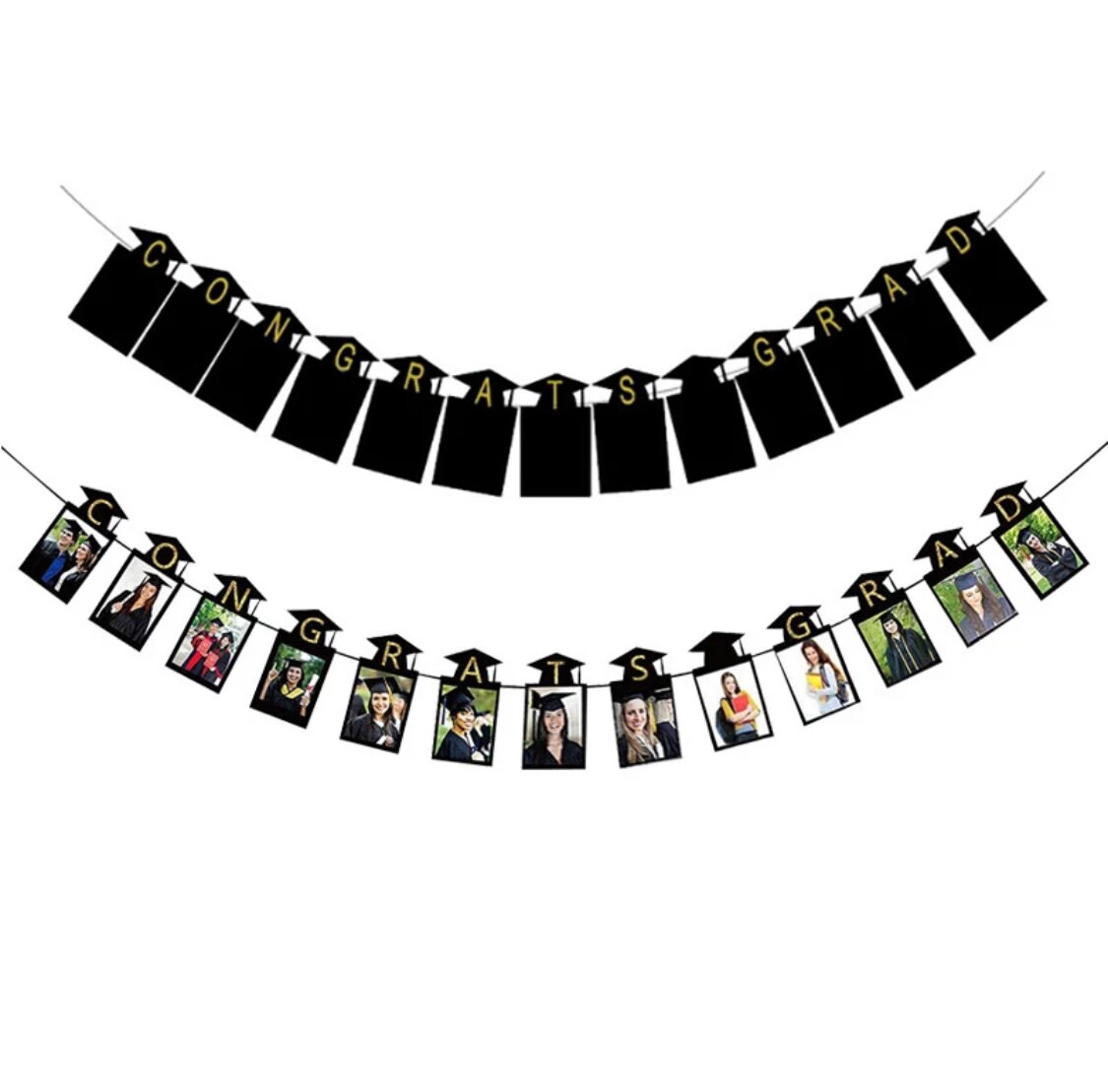 Graduation Photo Frame Banner Bunting Ceremony Party Etsy UK