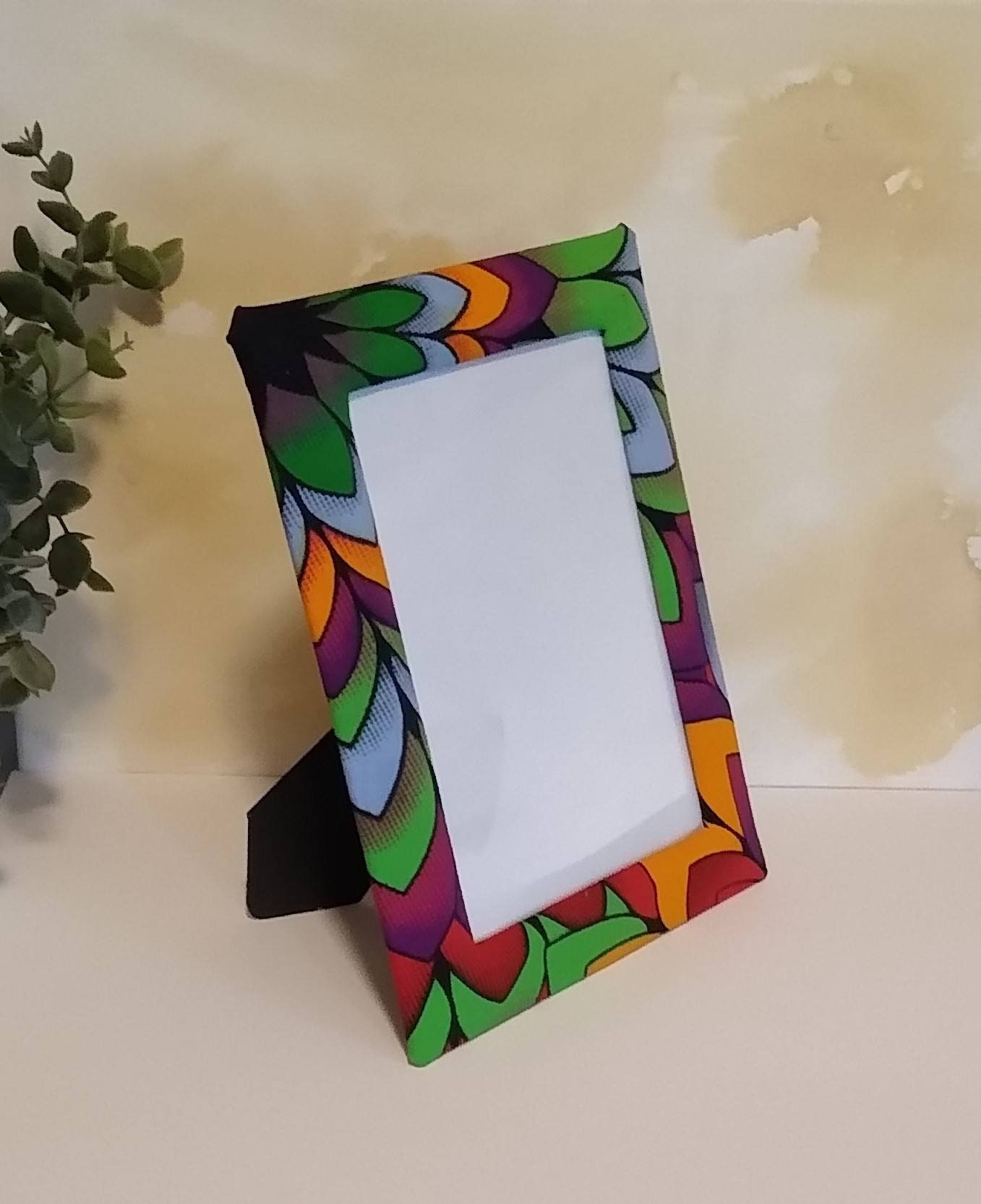 African Print Photo Frame/Fabric Covered Picture Frame/Unique Etsy