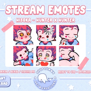 Clown/Magician V2 [Hunter] Emotes for Twitch, Discord | Kawaii/Flow | cute stream