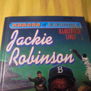 JACKIE ROBINSON: Heroes of America Series HC Book! 1996! Brand New!! 10.00 Shipped!