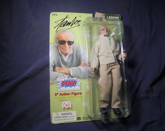 STAN LEE MEGO Figure!! New! 8 Inches! 2020! Mint! Mego Corp.!! 32.00 Shipped!!