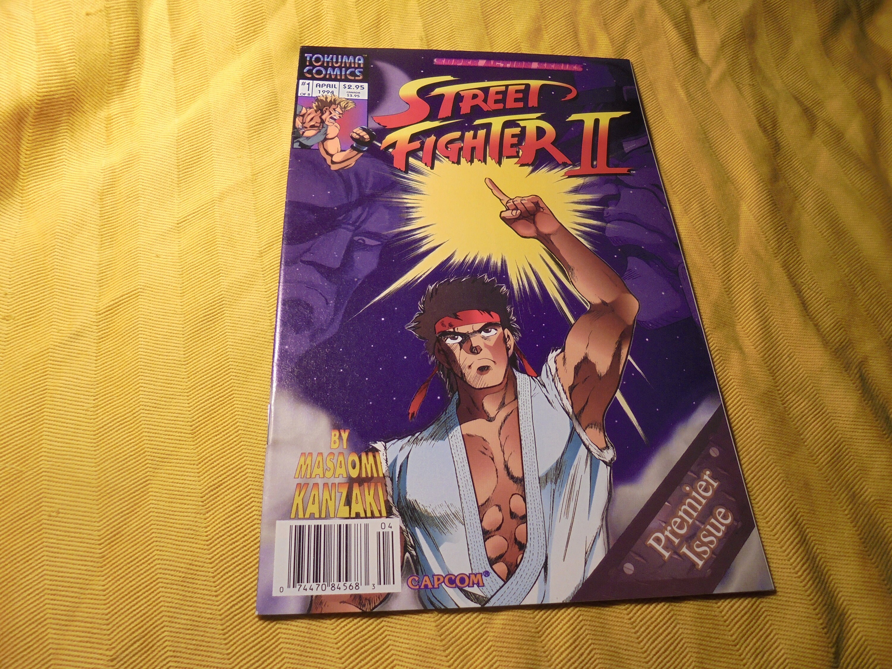 Street Fighter II #1 Comic Book - April 1994 Tokuma - Game Tie-in